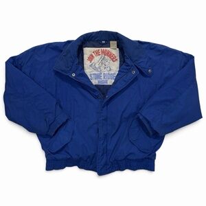 Vintage 80s Blue Stone Ridge N.Y. Paris Bomber Ski Jacket Sz XL Join The Winners